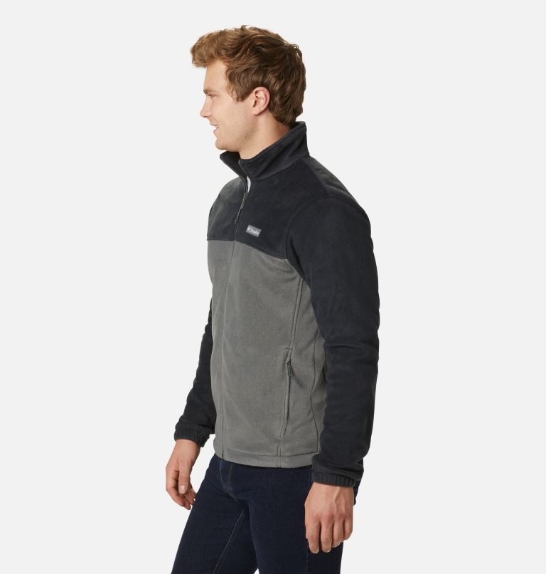 Jachete Din Lână Columbia Steens Mountain 2.0 Full Zip Barbati Negrii Gri | KM8Q71A0Z