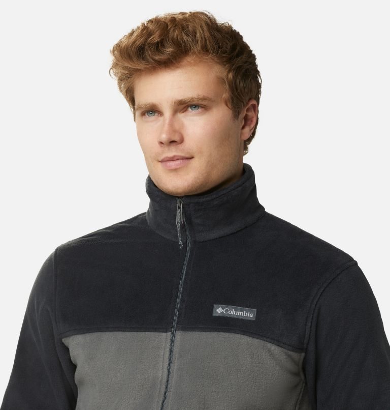 Jachete Din Lână Columbia Steens Mountain 2.0 Full Zip Barbati Negrii Gri | KM8Q71A0Z