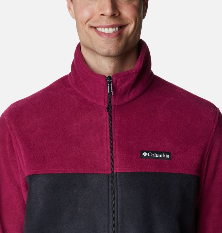 Jachete Din Lână Columbia Steens Mountain 2.0 Full Zip Barbati Rosii Negrii | LP87ZSMA1