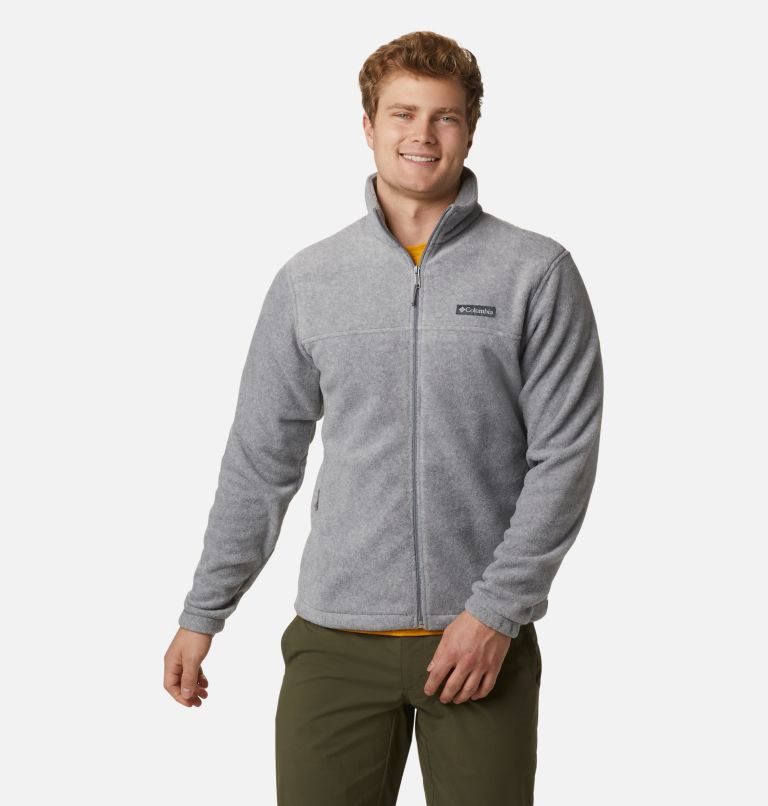 Jachete Din Lână Columbia Steens Mountain 2.0 Full Zip Barbati Gri | PV9AM87ZQ