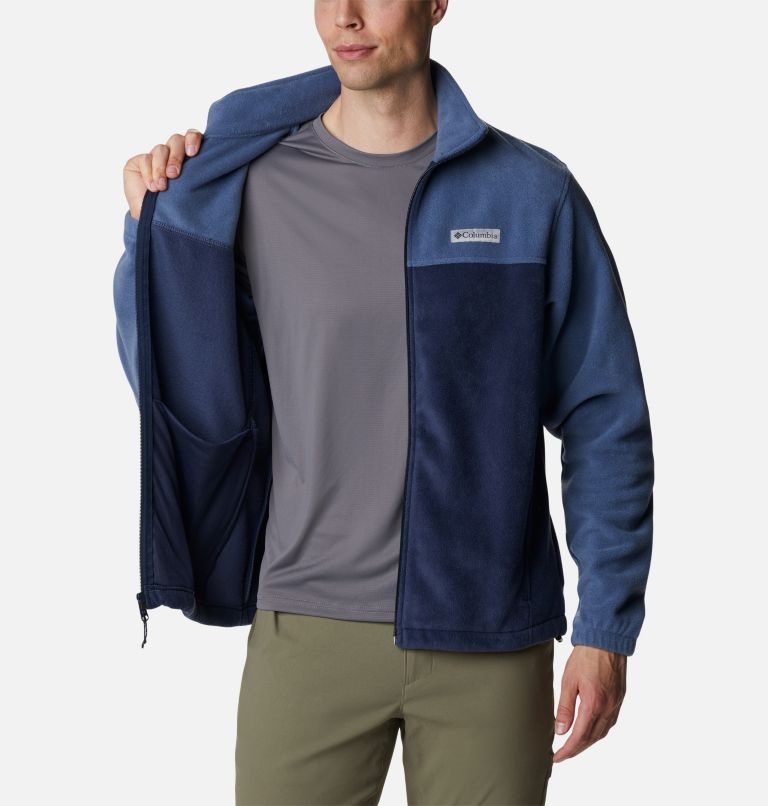 Jachete Din Lână Columbia Steens Mountain 2.0 Full Zip Barbati Bleumarin | SIZ7018AM