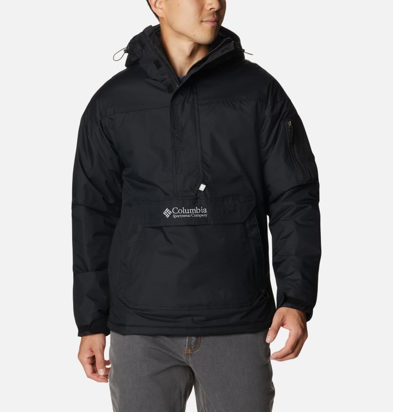 Jachete Izolate Columbia Challenger Anorak Barbati Negrii | HF7SA1M8Q