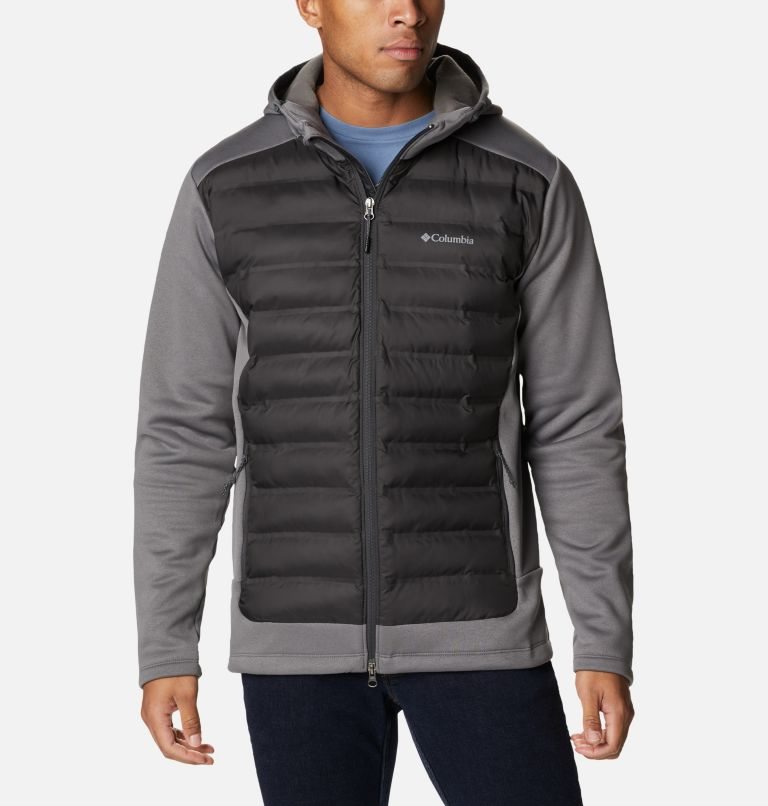 Jachete Izolate Columbia Out-Shield Full Zip Hoodie Barbati Gri | EV98S1MA0