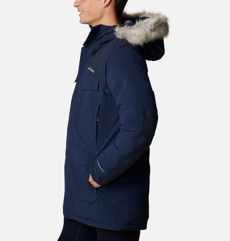 Jachete Parka Columbia Great Bend 780 TurboDown Barbati Bleumarin | BD0MSZ7QA