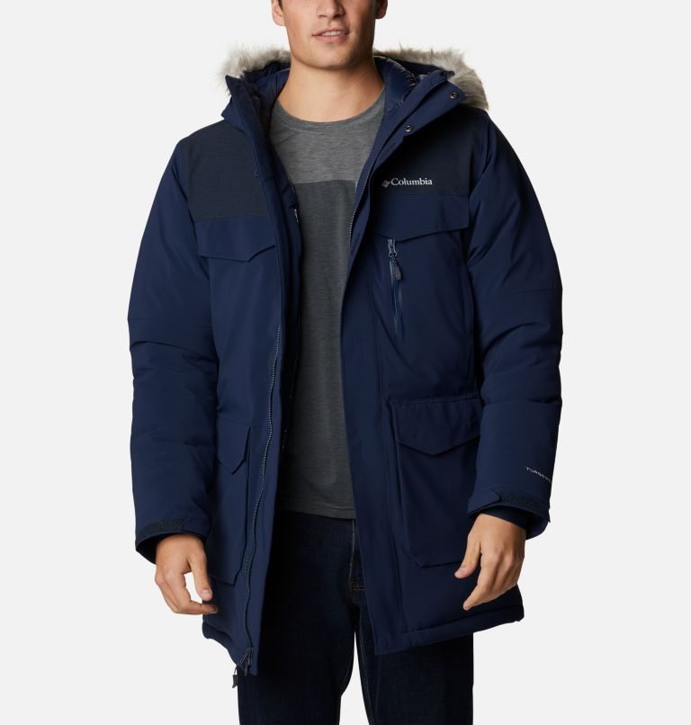 Jachete Parka Columbia Great Bend 780 TurboDown Barbati Bleumarin | BD0MSZ7QA