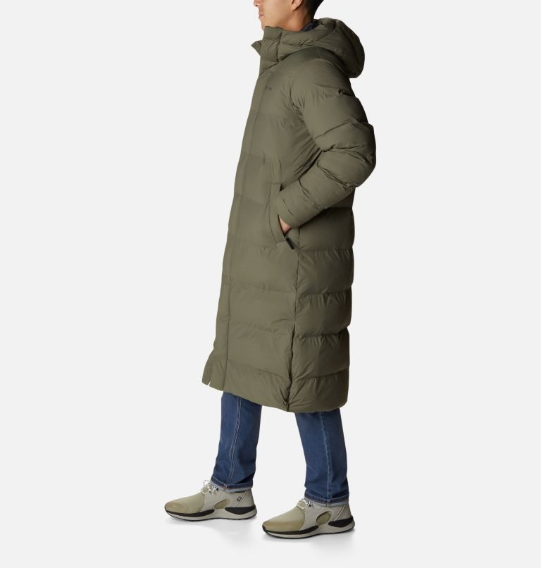 Jachete Parka Columbia Hunters Drive Long Barbati Masline Verzi | SN910ZM7A