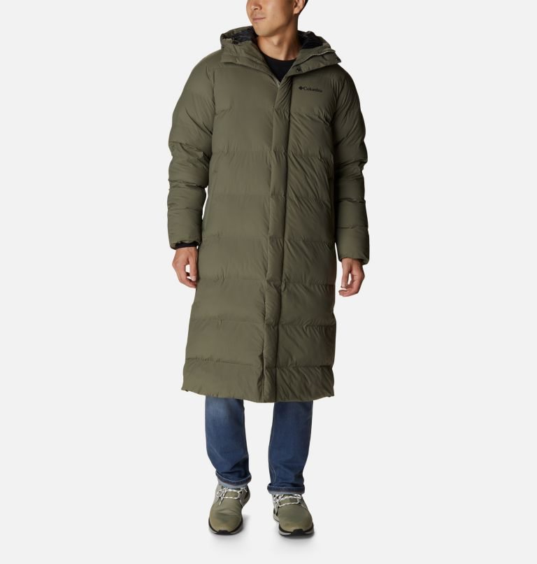 Jachete Parka Columbia Hunters Drive Long Barbati Masline Verzi | SN910ZM7A