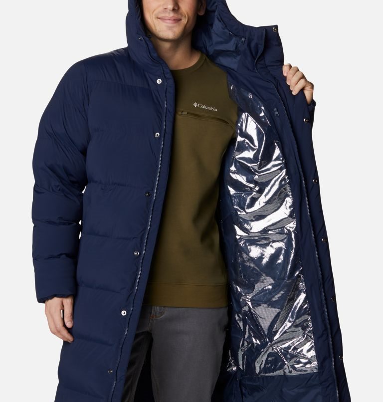 Jachete Parka Columbia Hunters Drive Long Barbati Bleumarin | ZRSQ1M980