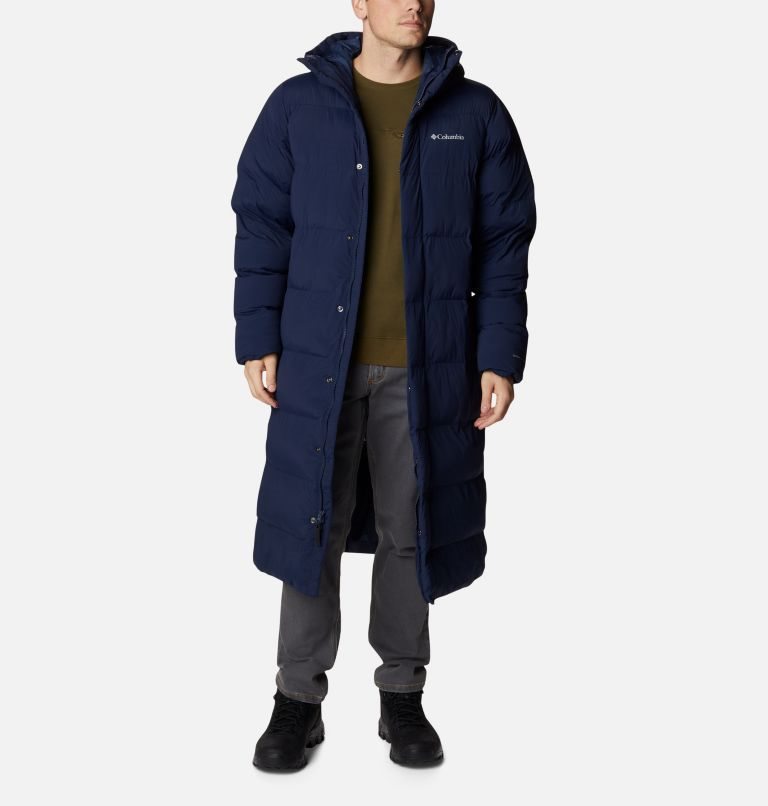 Jachete Parka Columbia Hunters Drive Long Barbati Bleumarin | ZRSQ1M980