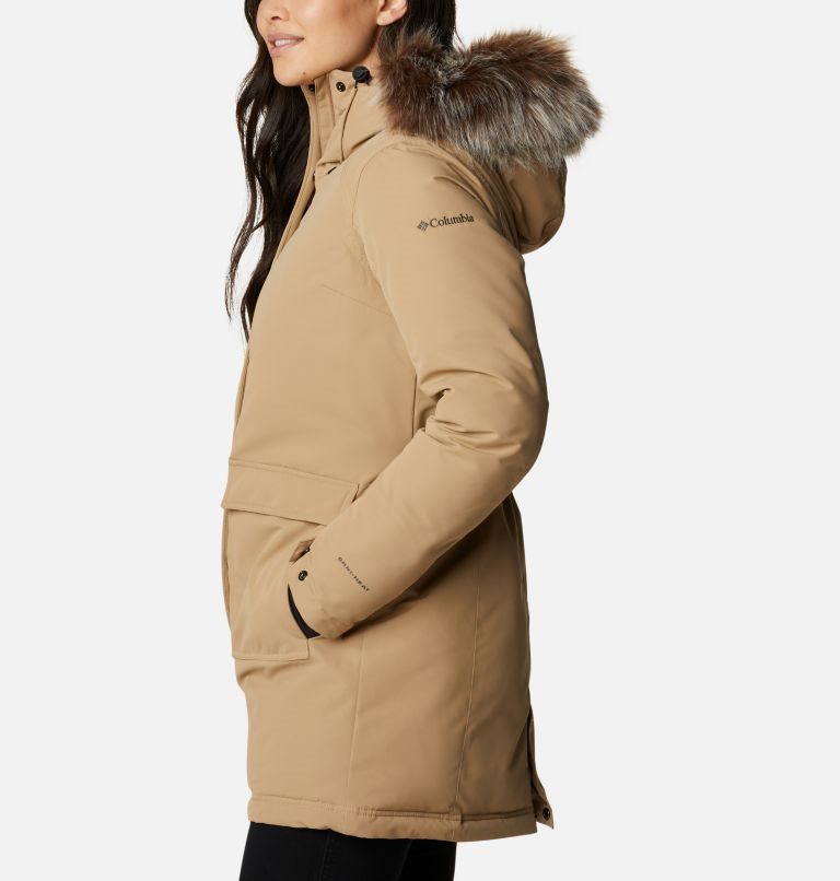 Jachete Parka Columbia Little Si Omni-Heat Infinity Insulated Dama Maro Deschis | KB9QM8ZA7