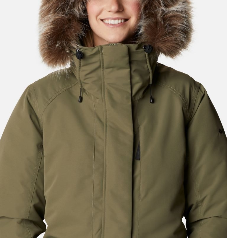 Jachete Parka Columbia Little Si Omni-Heat Infinity Insulated Dama Masline Verzi | KUA7SZM91