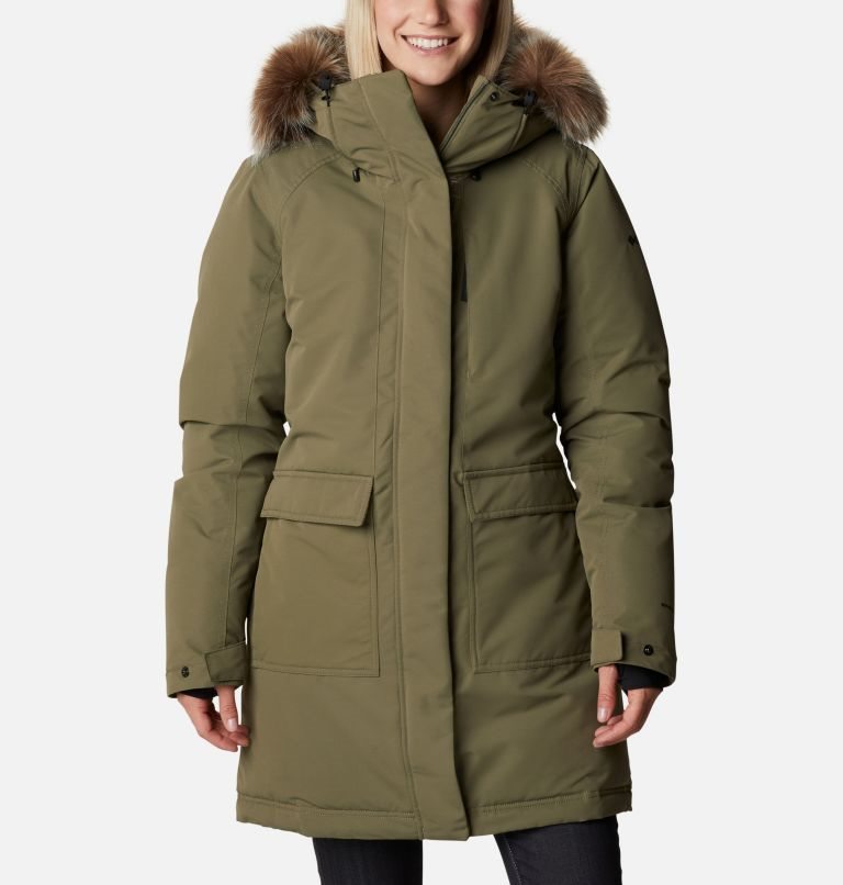 Jachete Parka Columbia Little Si Omni-Heat Infinity Insulated Dama Masline Verzi | KUA7SZM91