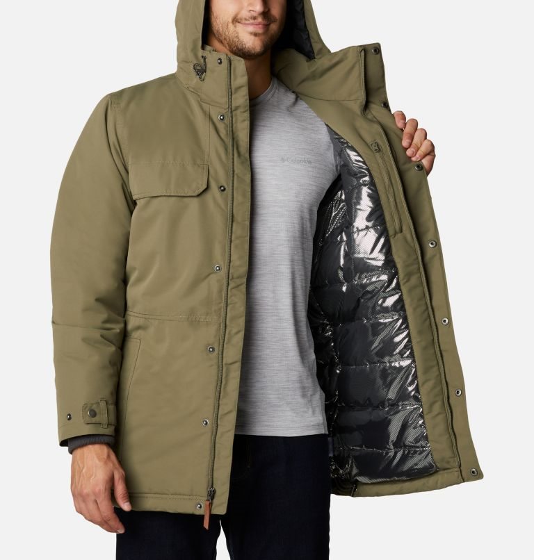 Jachete Parka Columbia Rugged Path Barbati Masline Verzi | VQZS8A0M1