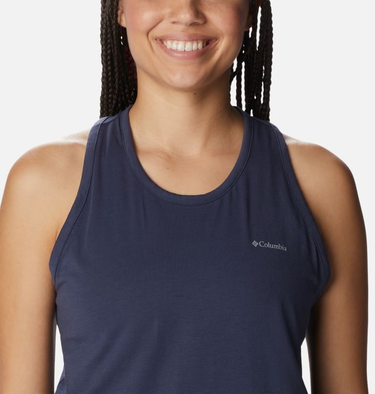 Maiouri Columbia Sun Trek Racerback Dama Bleumarin | TQMZA987Q