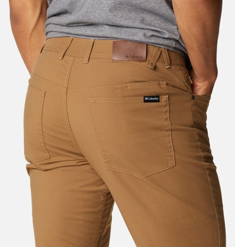 Pantaloni Columbia Cobble Creek 5-Pocket Barbati Maro | ZC8Z0M1SA