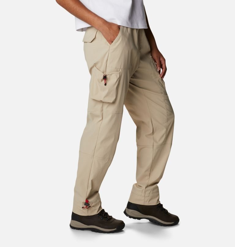 Pantaloni Columbia Field Creek Utility Dama Kaki | JMQZS7A89