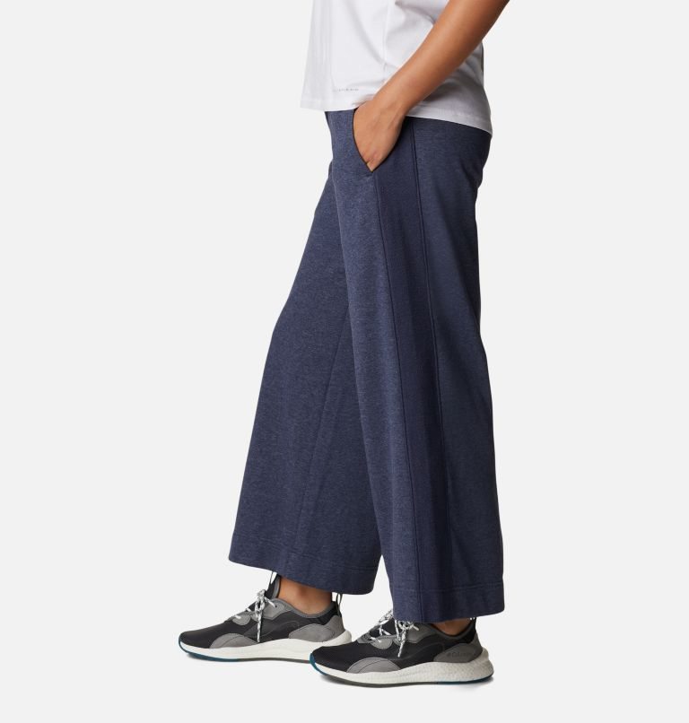 Pantaloni Columbia Lodge French Terry Dama Bleumarin | NCA19QM7S