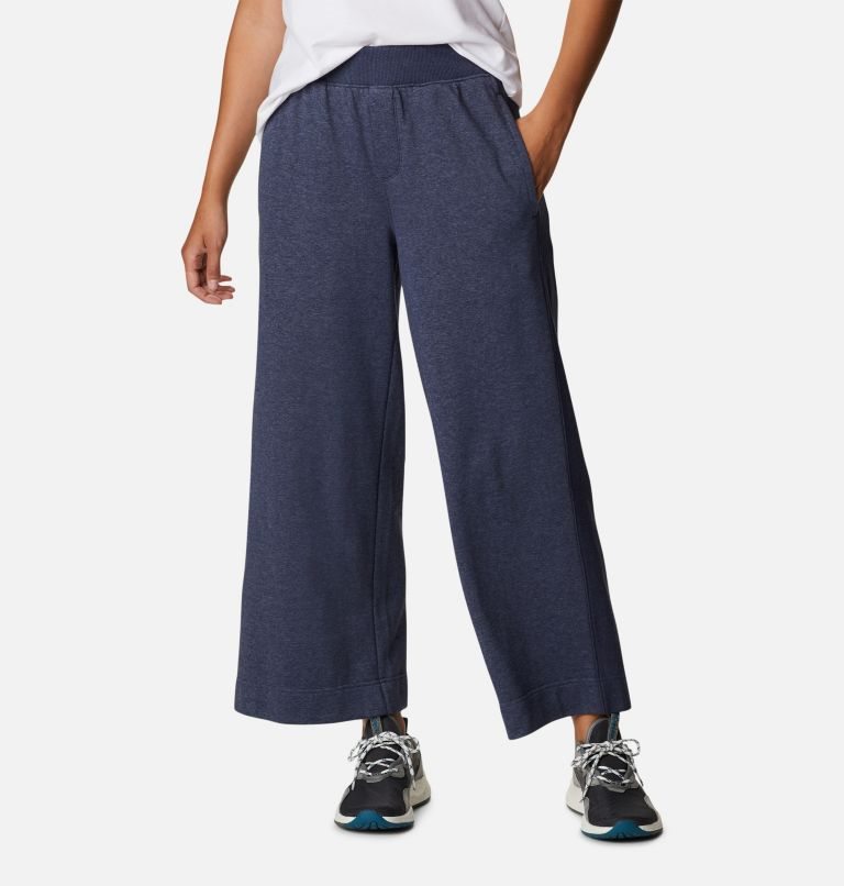 Pantaloni Columbia Lodge French Terry Dama Bleumarin | NCA19QM7S