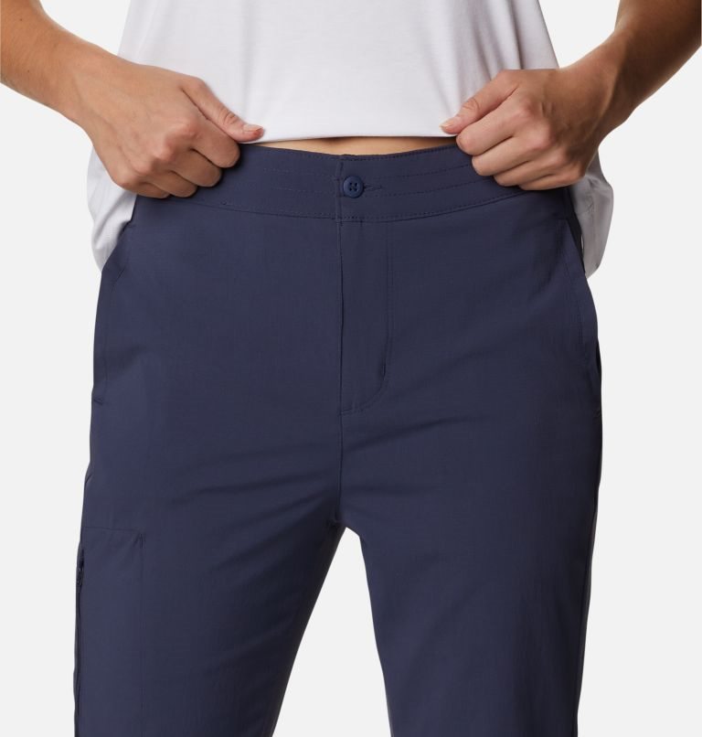 Pantaloni Columbia On The Go Dama Bleumarin | XMMA09Q71