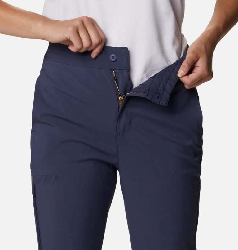 Pantaloni Columbia On The Go Dama Bleumarin | XMMA09Q71