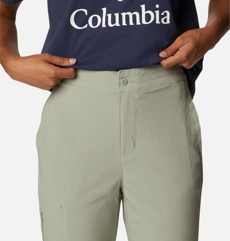 Pantaloni Columbia On The Go Dama Masline Verzi | ULMQ9Z7SA