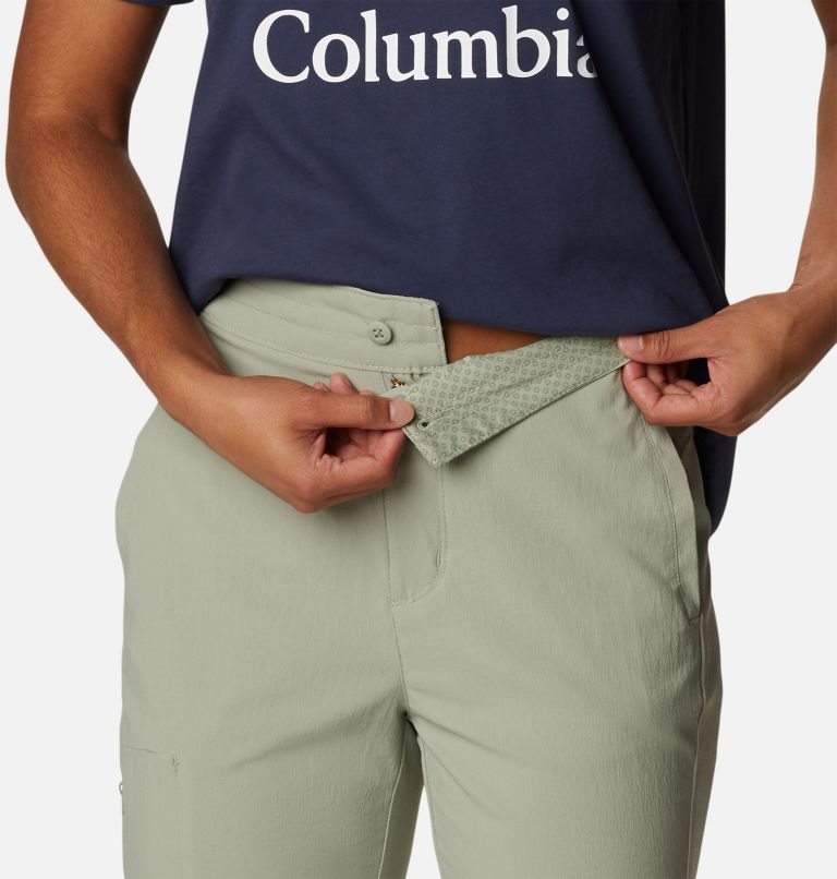 Pantaloni Columbia On The Go Dama Masline Verzi | ULMQ9Z7SA