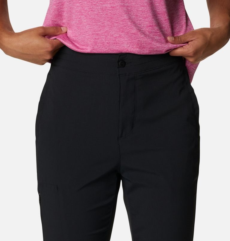 Pantaloni Columbia On The Go Dama Negrii | PLMAZ7Q9S