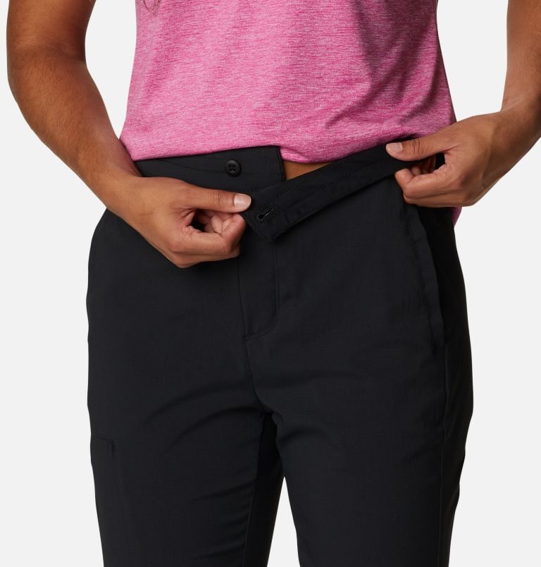 Pantaloni Columbia On The Go Dama Negrii | PLMAZ7Q9S