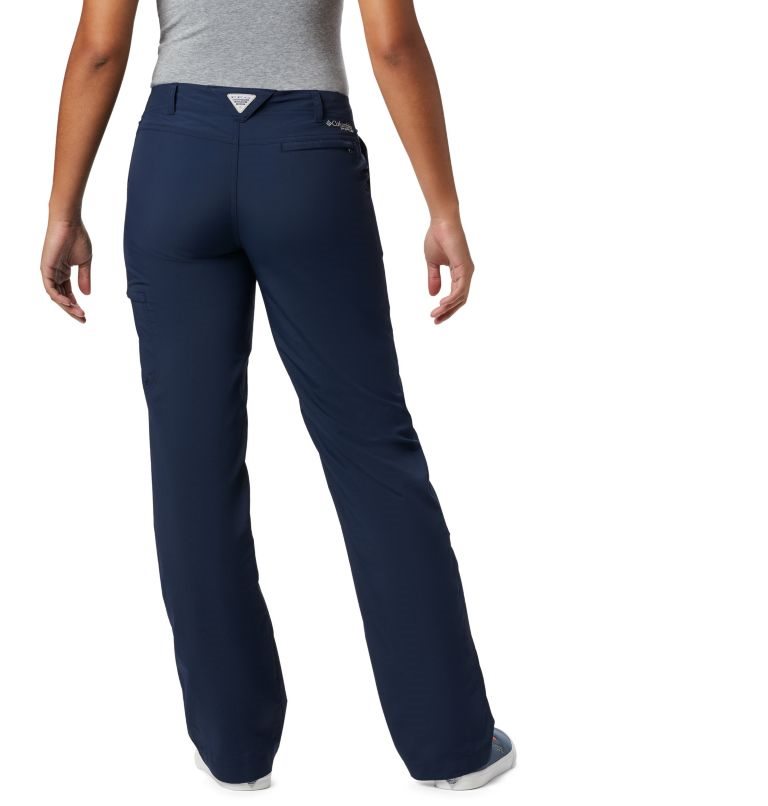 Pantaloni Columbia PFG Aruba Roll Up Dama Bleumarin | PD9MZQ1SA