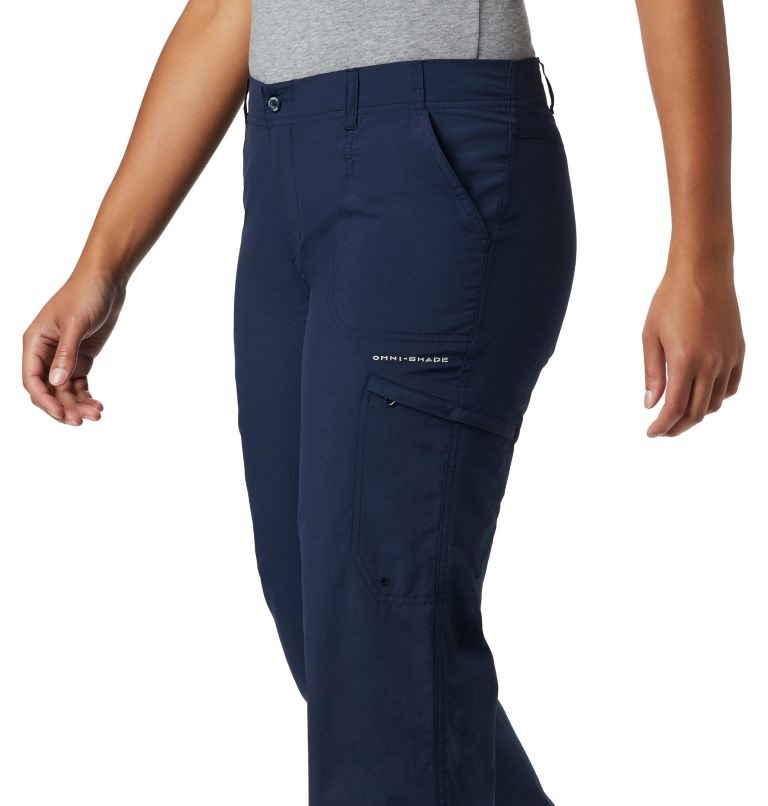 Pantaloni Columbia PFG Aruba Roll Up Dama Bleumarin | PD9MZQ1SA