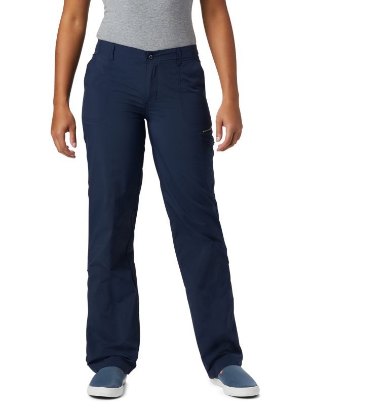 Pantaloni Columbia PFG Aruba Roll Up Dama Bleumarin | PD9MZQ1SA