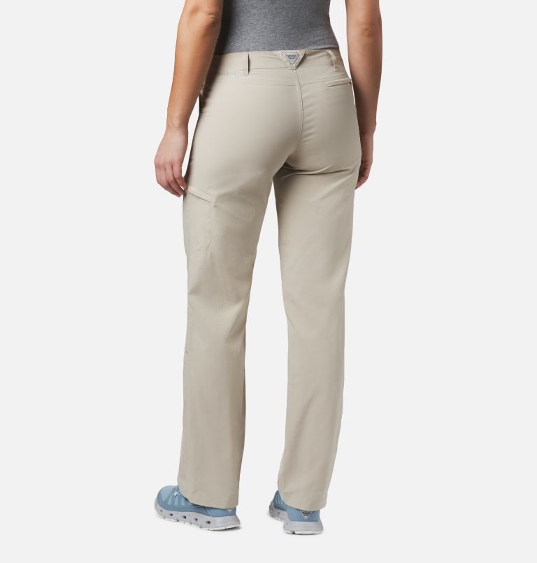 Pantaloni Columbia PFG Aruba Roll Up Dama Kaki | UG08QSM7Z