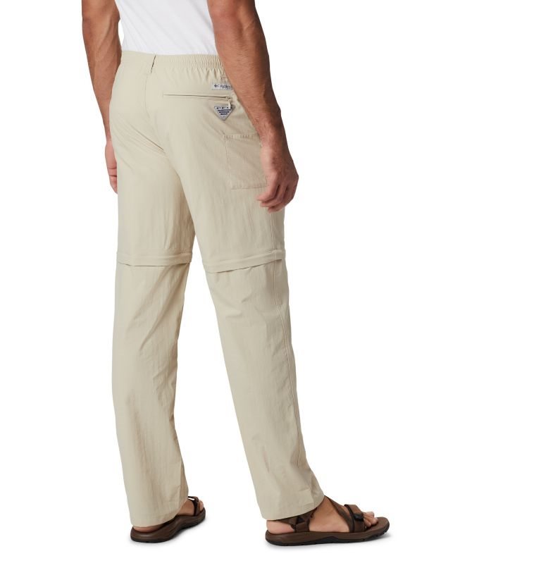 Pantaloni Columbia PFG Backcast Convertible Barbati Kaki | FJAZ7089M