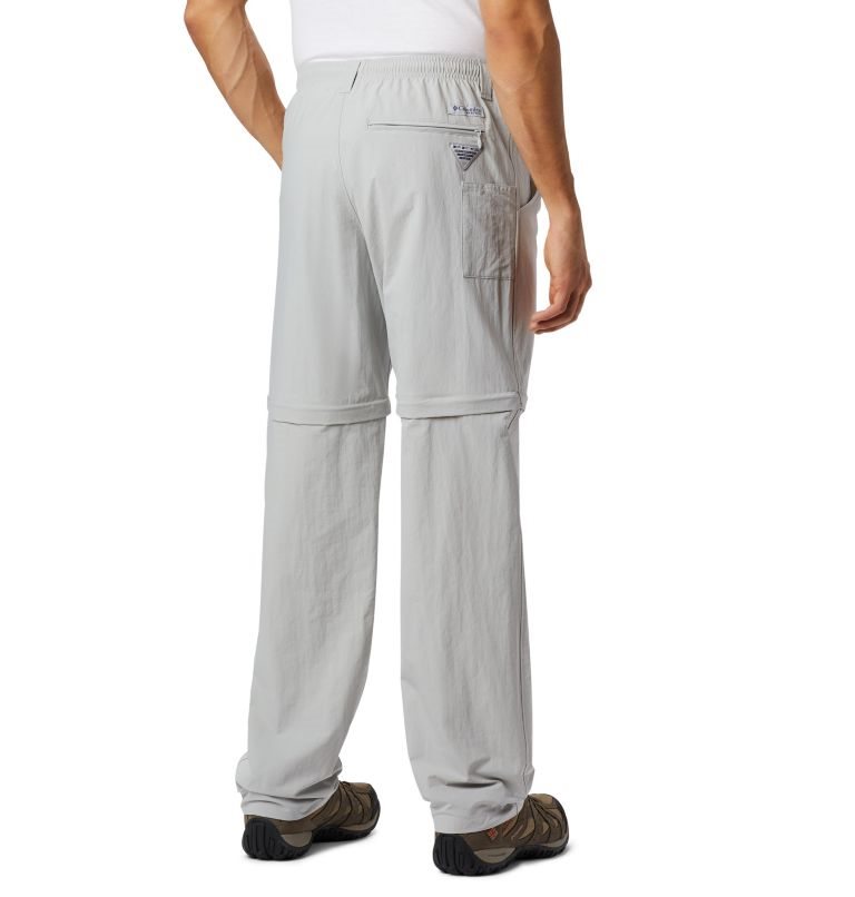 Pantaloni Columbia PFG Backcast Convertible Barbati Gri Deschis | PV9MQ7S0Z