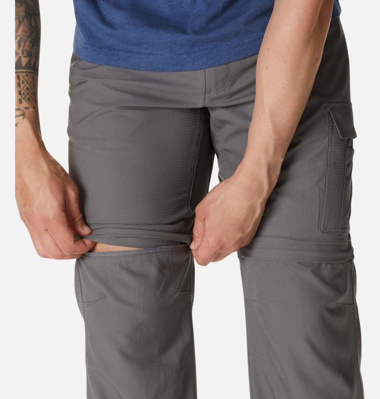 Pantaloni Columbia PFG Drift Guide Convertible Barbati Gri Inchis | DHA90SM87