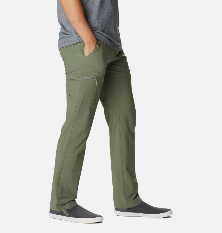 Pantaloni Columbia PFG Terminal Tackle Barbati Masline Verzi | PLZA081M9