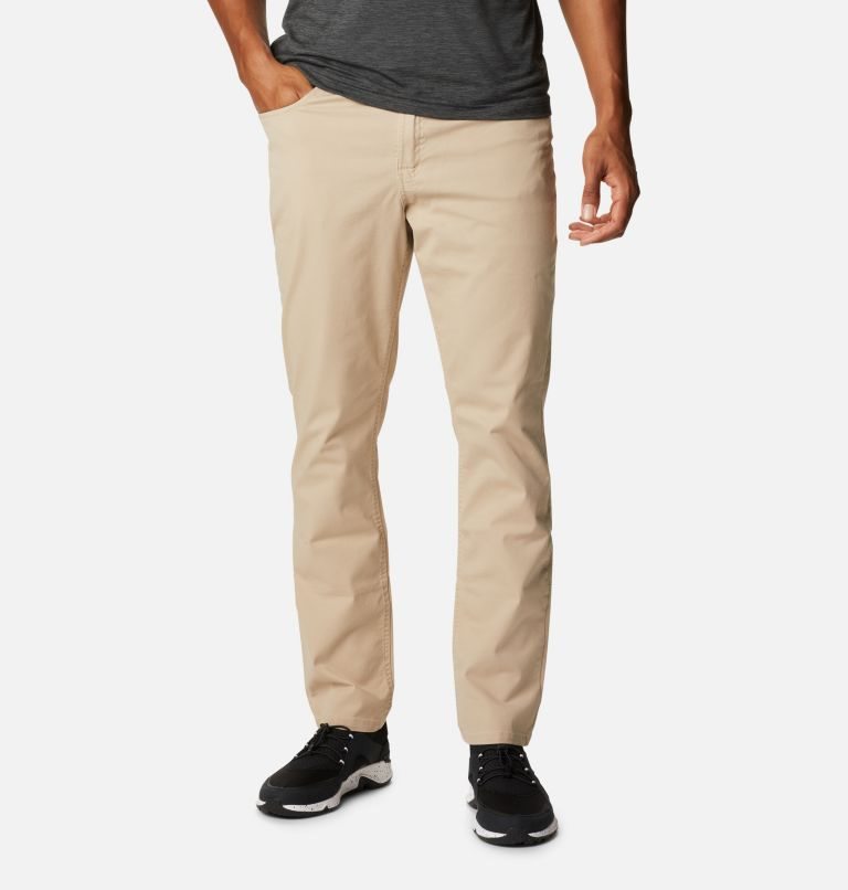 Pantaloni Columbia Pacific Ridge 5 Pocket Barbati Kaki | UFQ7AM908