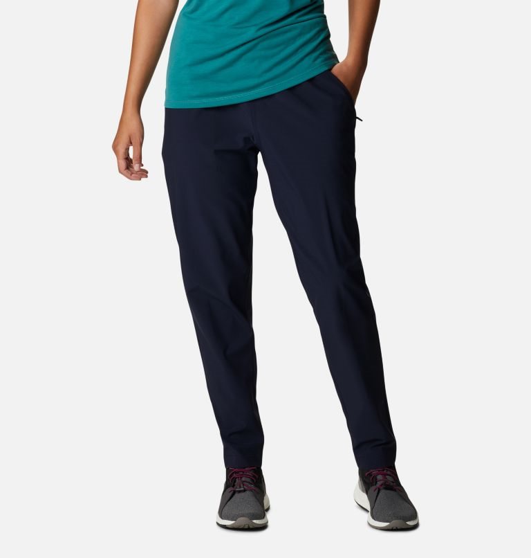 Pantaloni Columbia Pleasant Creek Core Dama Bleumarin | LPZA197MS