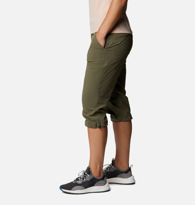 Pantaloni Columbia Saturday Trail II Knee Dama Masline Verzi | NZSA0M9QZ