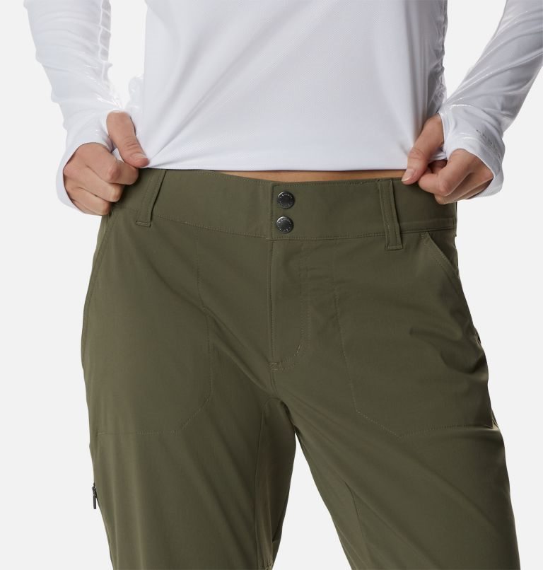 Pantaloni Columbia Saturday Trail Stretch Dama Masline Verzi | MB9MS0718