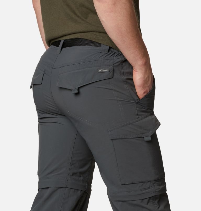 Pantaloni Columbia Silver Ridge Convertible Barbati Gri Inchis | JN98ZQA71