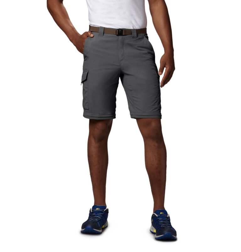 Pantaloni Columbia Silver Ridge Convertible Barbati Gri Inchis | JN98ZQA71