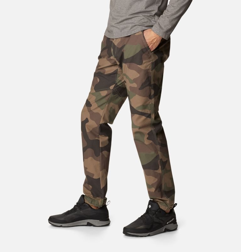 Pantaloni Columbia Wallowa Belted Barbati Camuflaj | JNMQ7ZA09