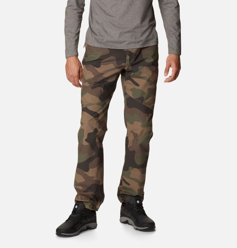 Pantaloni Columbia Wallowa Belted Barbati Camuflaj | JNMQ7ZA09