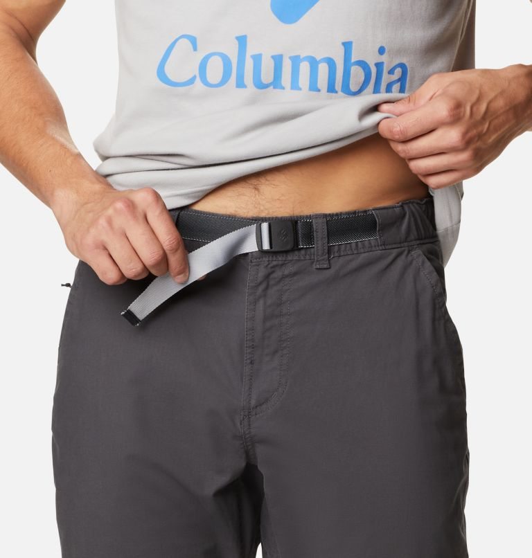 Pantaloni Columbia Wallowa Belted Barbati Gri Inchis | RM9AM087S