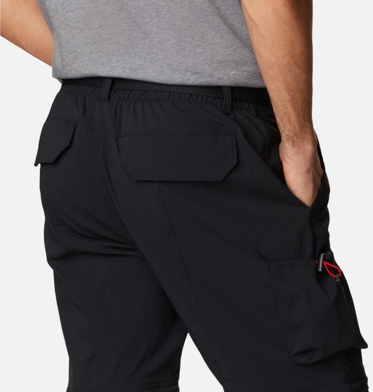 Pantaloni De Drumeție Columbia Field Creek Convertible Cargo Barbati Negrii | JE8QSZA71