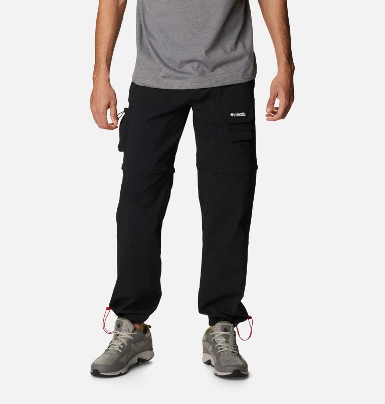 Pantaloni De Drumeție Columbia Field Creek Convertible Cargo Barbati Negrii | JE8QSZA71