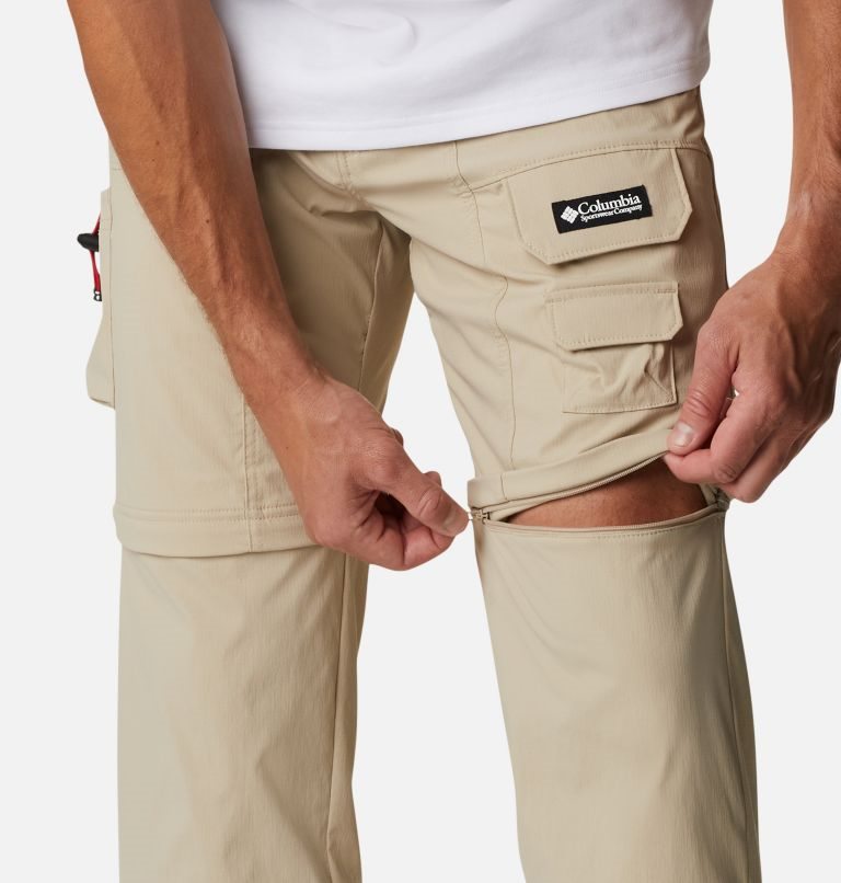 Pantaloni De Drumeție Columbia Field Creek Convertible Cargo Barbati Kaki | VO8Z7Q910