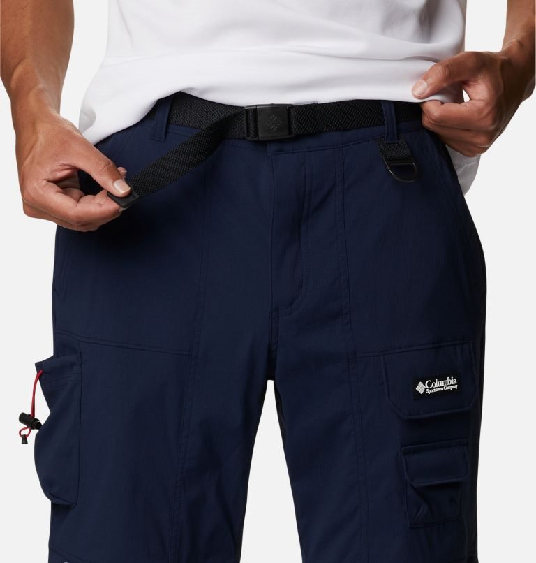 Pantaloni De Drumeție Columbia Field Creek Convertible Cargo Barbati Bleumarin | WUQ8Z10AS