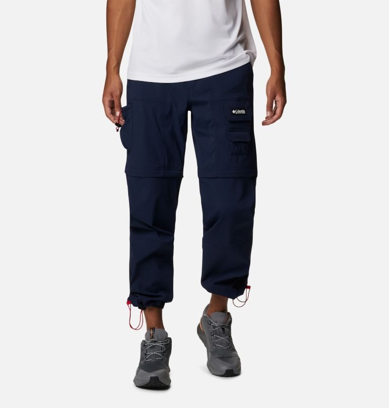 Pantaloni De Drumeție Columbia Field Creek Convertible Cargo Barbati Bleumarin | WUQ8Z10AS